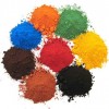 Iron oxide red,yellow,blue,black,brown,green