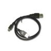 provide 2USB AM to Mini cable assembly 