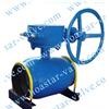 Full welded ball valve full welded ball valve worm gear