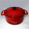 29cm Round Covered Casserole In Red