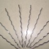 Wavy steel fiber