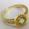 lenmon citrine ring,18k yellow gold ring,fine jewelry