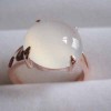 18k rose gold jewelry,moon quartz ring