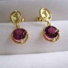 14k jewelry gold jewelry,ruby earrings,fine jewelry