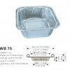 WB75 Aluminium Foil Tray