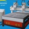 Metal engraving machine with two heads