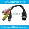 DIN 5 Pin to 4 RCA Cable