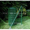 green PVC sheep fence