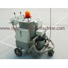 Hot melt coating road striping machine