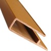 U shape Furniture edge banding PVC profile plastic Wood furniture fittings