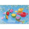 Flower Shaped Eraser Custom Shape