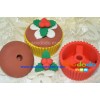 Christmas Holiday Eraser In Cupcake Shape