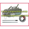 Wire rope pulling hoist application and structure