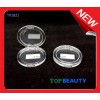 Clear Round compact container from China cosmetic manufacturer