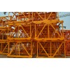 Monobloc mast sections of tower cranes