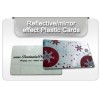 Plastic Mirror Surface Cards