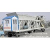 Mobile concrete mixing plant