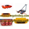 Cargo trolley works as machinery moving dolly