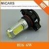 6W Lens H16 High Power LED Auto Car Light