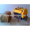 round baler wrapping