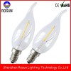 Home decorative candle light bulbs 1W Epistar filament candle bulbs