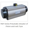 Rotary valve pneumatic actuator