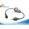 Waterproof on-off switch with blue LED indicator