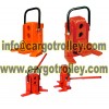 Toe jacks applied on lower clearance industry areas