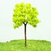 OEM Miniature Model Trees Yellow Green Street Wire Tree 7cm