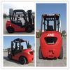 Four Wheel Hydraulic / Auto 2 Ton Diesel Forklift Truck , 3000mm Lifting Height