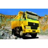 Yellow 336 Horsepower Manual Heavy Duty Dump Truck / Diesel 6x4 Dump Truck