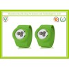 Attractive Silicone Snap Strap Watches Food - Grade / Green Party Watches