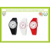 Japan Movement 22MM Silicone Strap Watches With Stainless Steel Buckle