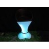 Decoration Backless LED Bar Stools For Night Club / Glow Outdoor LED Lighting Furniture