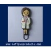 Promotional 2D 3D Soft PVC Paper Clip / Cute Decorative Paper Clips with OEM Logo