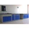 All Steel Acid / Alkali Resistance Laboratory Wall Bench With Sink / Faucet