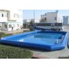 Children Blue Inflatable Deep Swimming Pool , Big Above Ground Blow Up Pools