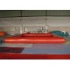 Red Rectangle Blow Up Swimming Pool With Fire Resistant 0.9mm PVC Tarpaulin