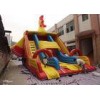 Big Commercial Inflatable Slide , Cock Inflatable Double Slip And Slide