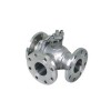 3way flange ball valve