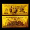 Full set USD 24k gold Engrave banknote , gold plated 100 dollar bill