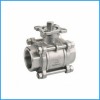 3pc thread ball valve with ISO5211