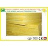 Stable Thermal fireproof Insulation Glass Wool in Yellow for buildings sound absorption