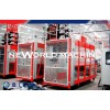 SC100 / 100 Double Cage passenger Hoist / Building elevator