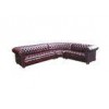 High end furniture Chesterfield Sofa , Luxury leather corner chesterfield sofa