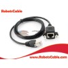 Cat5e RJ45 Ethernet Network Screw Panel Mount Extension Cable