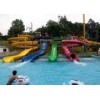 Custom Huge Fiber Glass Open Spiral Water Slide Theme Park Equipment