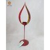 Free standing long stem Wedding decorative candle holders support Logo printing