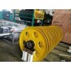 1800 Industrial Wire Rope pulley / Sheave / wheel 360 Degrees Unlimited Rotation