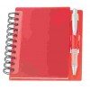 Red promotional spiral office notebooks